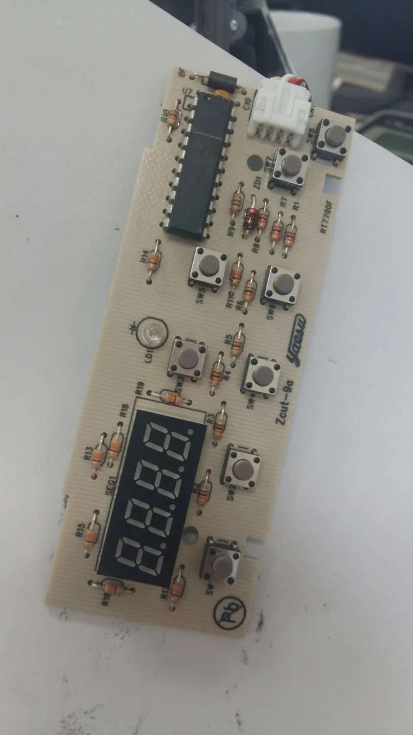 ZCUT-9GR According to the keypad circuit board