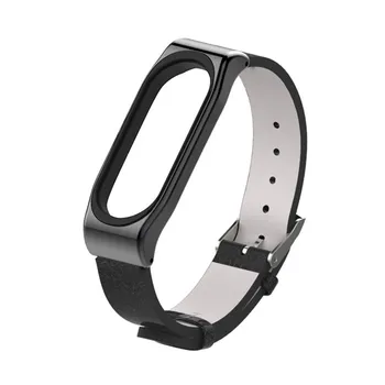 

HIPERDEAL Watch Band Fashion Business Leather Replacemet WristBand Strap Bracelet Metal Buckle For XIAOMI MI Band 4 19Jun20
