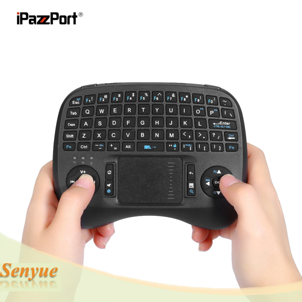 iPazzPort KP 810 21T 2.4GHz Mini Wireless QWERTY touchpad Mice Keyboard