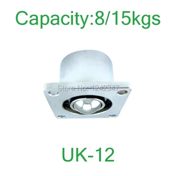 

UK-12 Flanged carbon steel 15kgs Load Capacity ball caster ball-transfer-units,Ball Downside Facing UK12 Ball Transfer Unit