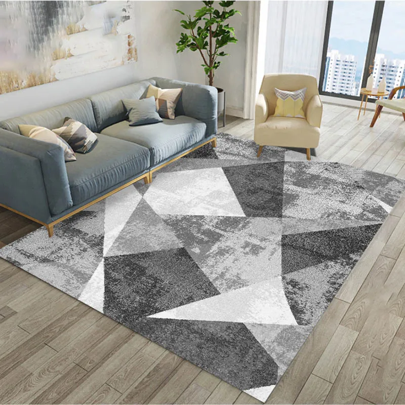 Modern Geometric Carpets: Perfect for Home Living Room, Nordic Carpet for Bedroom and Bedside, Soft Area Rug for Study Room, Teppich Floor Rugs image 5