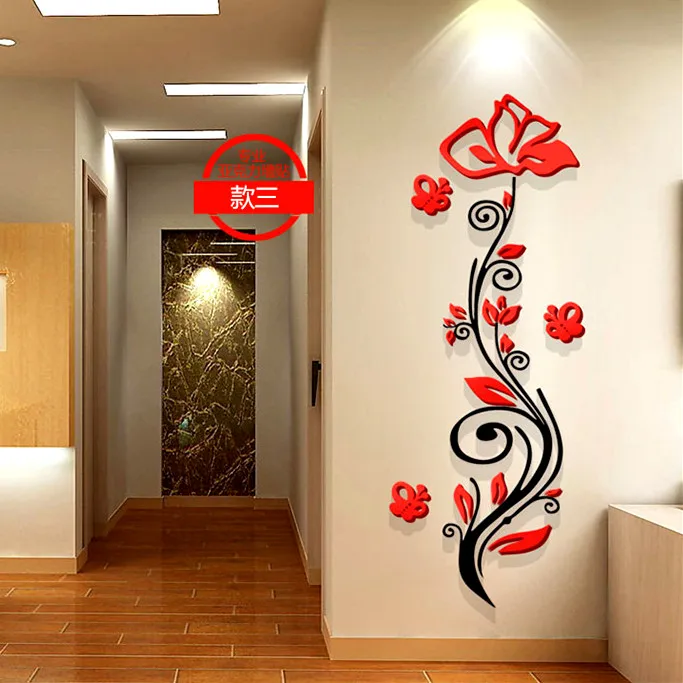 Aliexpress com Buy Rose flower entranceway tv background 