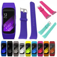 Спортивный силиконовый браслет для samsung Шестерни Fit2 Pro Фитнес роскошные часы ремешок Ремешок-Браслет замена l927#1