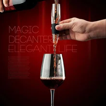 Высококачественный Мини-аэратор для красного вина портативный дорожный Волшебный Графин Эфирное Вино Быстрый акриловый аэратор Pourer Decanter HK087