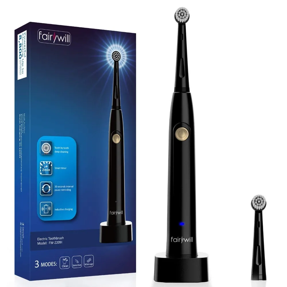 Rechargeable Waterproof Rotating Electric Toothbrush Usb Charging 3