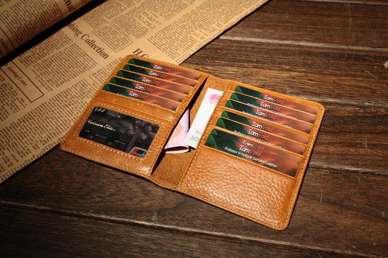 High Quality First Layer Genuine Leather Credit card Holder Cowhide Leather bag  (18)