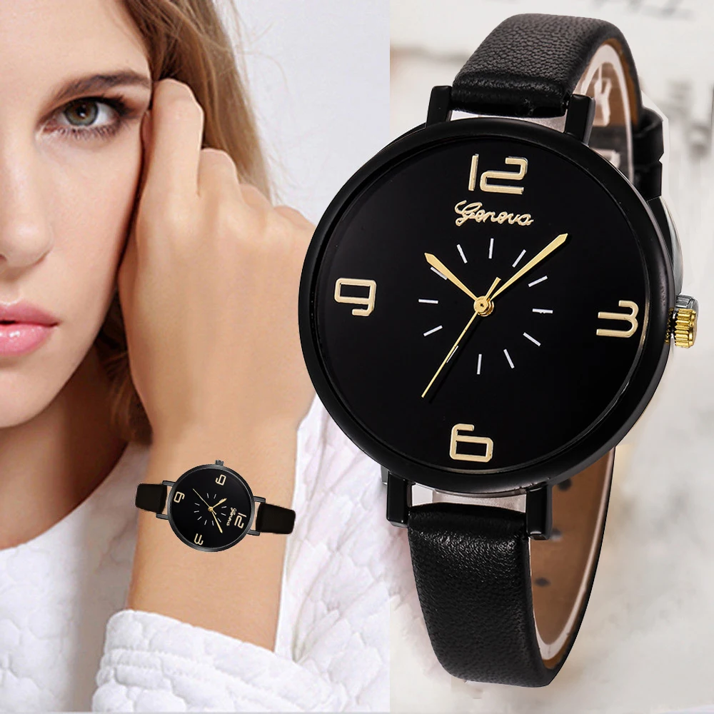 

Luxury Brand Leather Quartz women watches bracelet watch ladies Woman Analog Fashion Wrist Watch relogio feminino masculino#P30