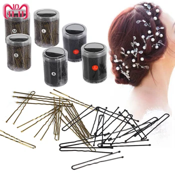 300Pcs U Shape Hair Clips for women Bobby Pins HairPins Hair Pins Barrette  Accessories Hair Clip Studs Pro Metal pince cheveux