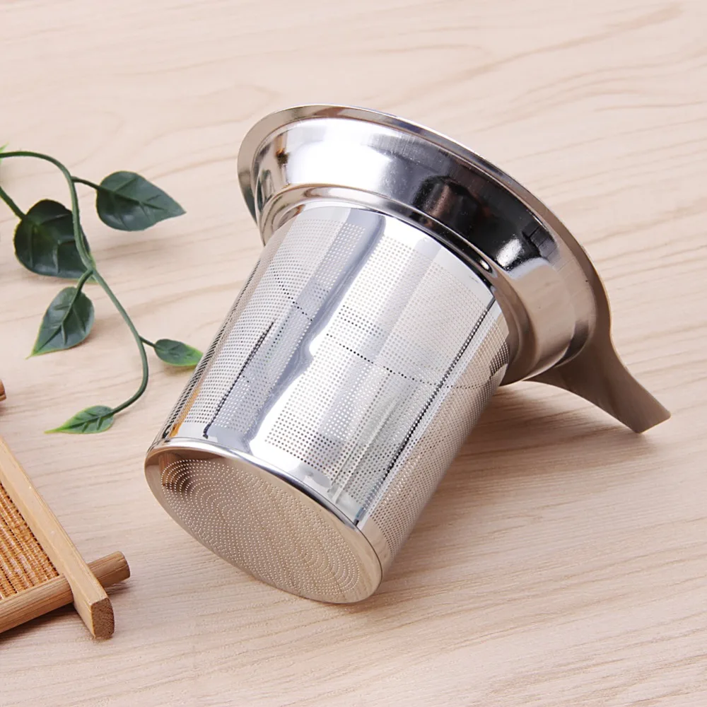 

Popular Stainless Mesh Tea Infuser Reusable Strainer Loose Tea Leaf Spice Filter
