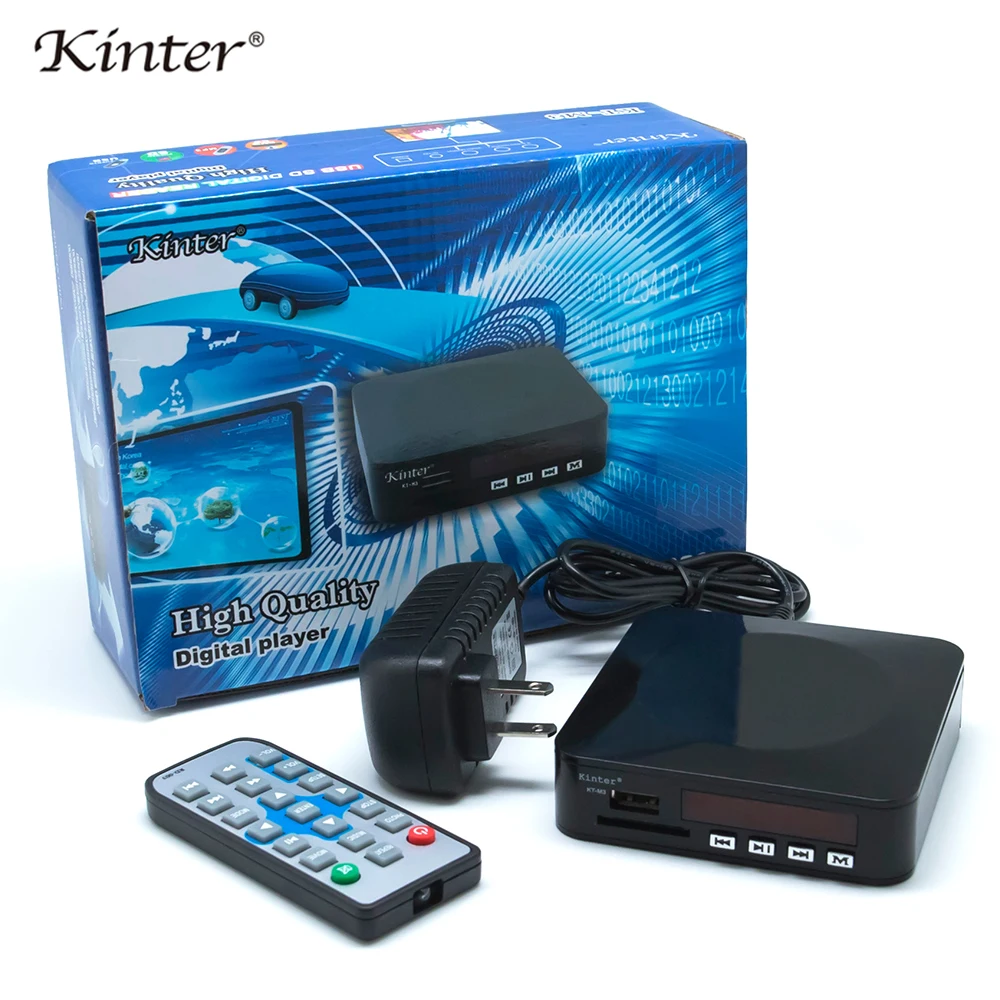 Kinter M3 мини стерео усилитель 12V SD USB ввод для аудио-видео играть MP3 MP5 Формат Адаптер питания с дистанционным управлением