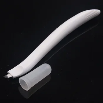 

10pcs disposable microblading tools 18U eyebrow tattoo pen for permanent makeup