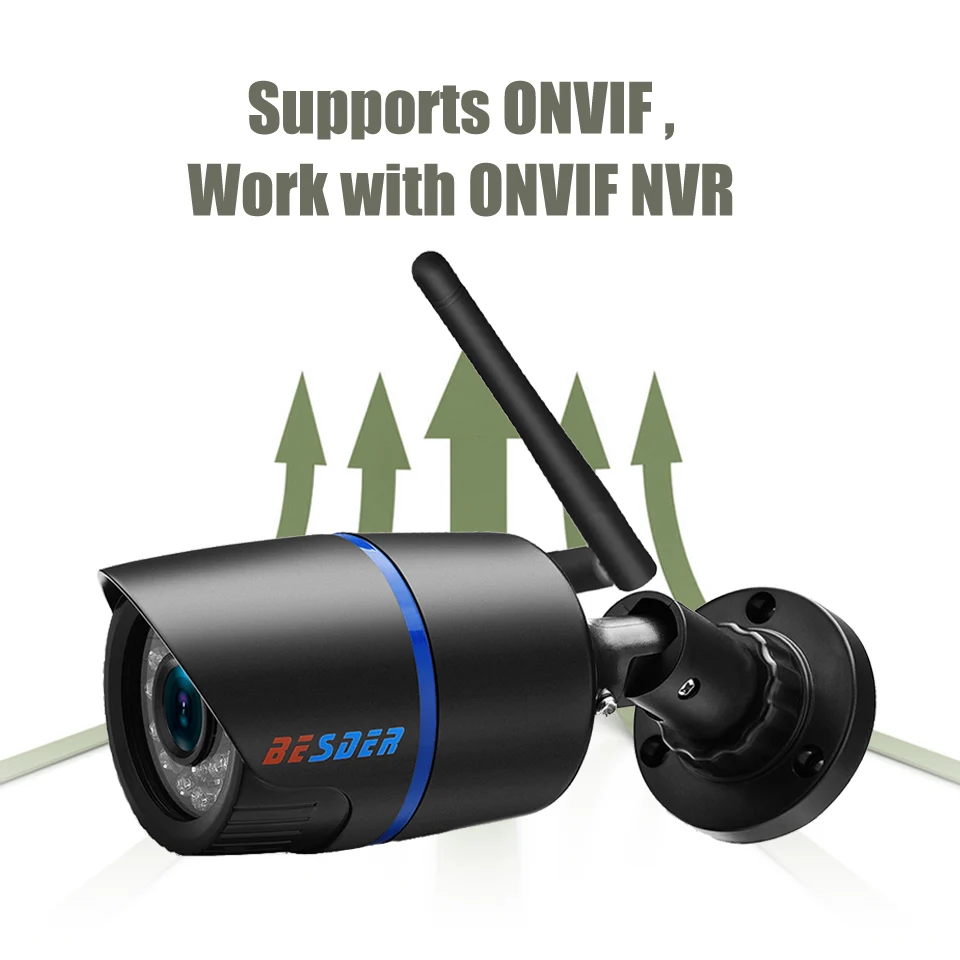 Yoosee IP Camera Wifi 1080P 960P 720P ONVIF Wireless Wired P2P CCTV Bullet Outdoor With MiscroSD Card Slot Max 64G|Дверной звонок| |