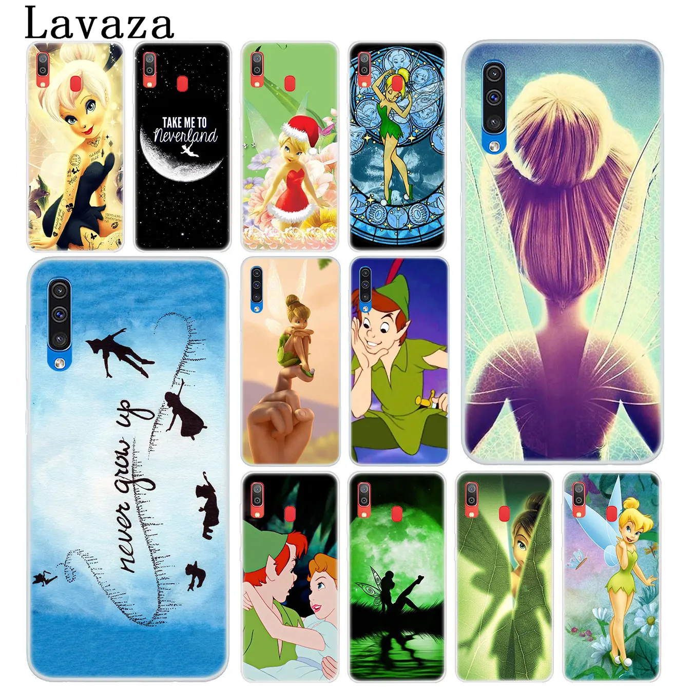 Твердый чехол для телефона Lavaza Peter Pan Wendy Tinkerbell Samsung Galaxy A10 A20 A30 A40 A50 A60 A70 M10 M20 M30 M40