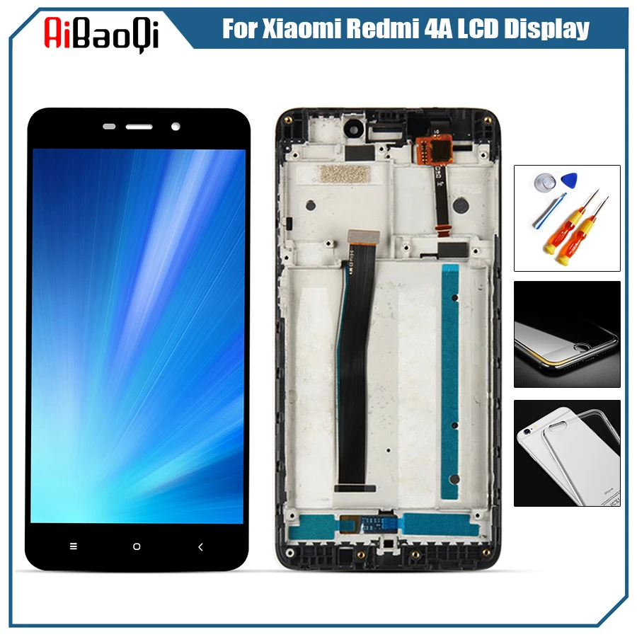

For 5.0" Xiaomi Redmi 4A LCD Display + Touch Screen Replacement Digitizer Assembly For Xiaomi Redmi 4A Mobile Phone replace lcd