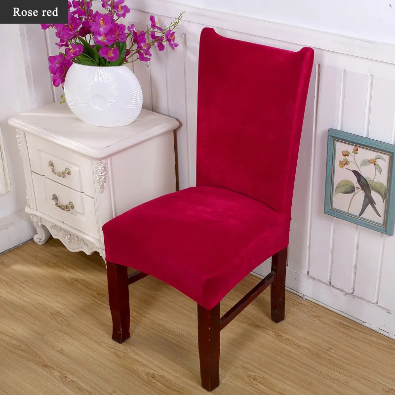 DecorUhome 1 шт. съемный эластичный Чехол для стула из спандекса, протектор для сиденья, Чехол для стула, моющийся короткий стул, чехлы для сидений