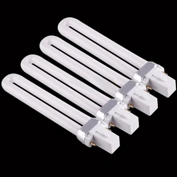 

KESMALL Nail Dryer UV Lamp 4pcs 9W Bulb Hot New Professional Electronic Replacement Tubes Nails Art Polish Manicure CO249