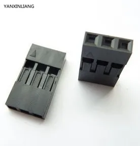 

100PCS/Lot 3P 2.54mm Single Row Plastic Dupont Head Jumper Wire Cable Housing Female Pin Connector