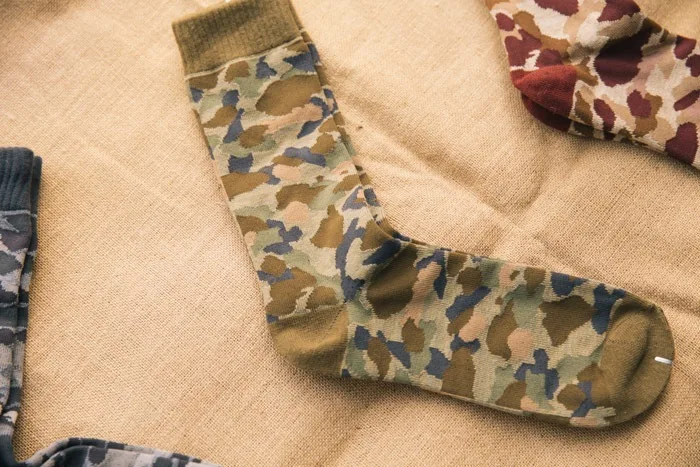 PEONFLY Long Canister Men cotton Camouflage happy funny Tide Socks calcetines meias masculino 1pairs - Цвет: army green