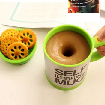 

400ml Self Stirring Mug Coffee Juice Milk Mixing Mug Stainless Steel Thermal Cup Electric Lazy Double Insulated Smart Cup
