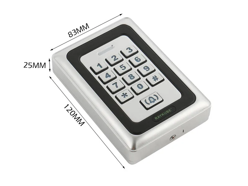 RAYKUBE управление доступом пароль клавиатуры RFID 125HKz считыватель металлический корпус R-K04