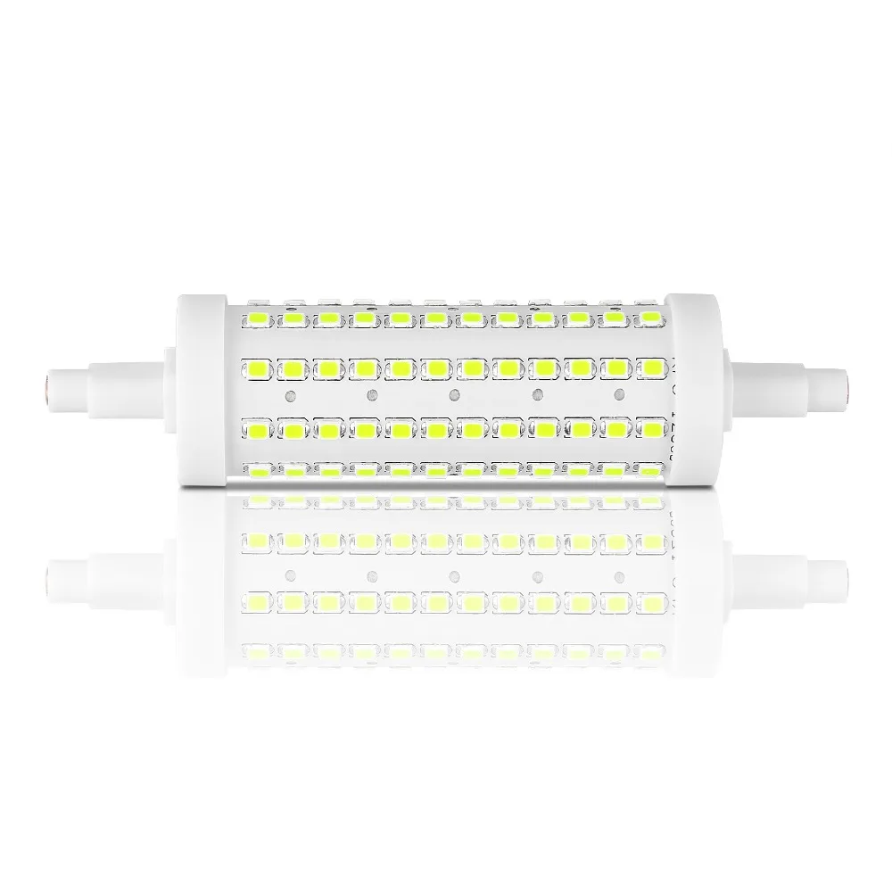 360 градусов луч 118 мм R7S 2835SMD 10 Вт 108LED горизонтальный разъем огни затемнения