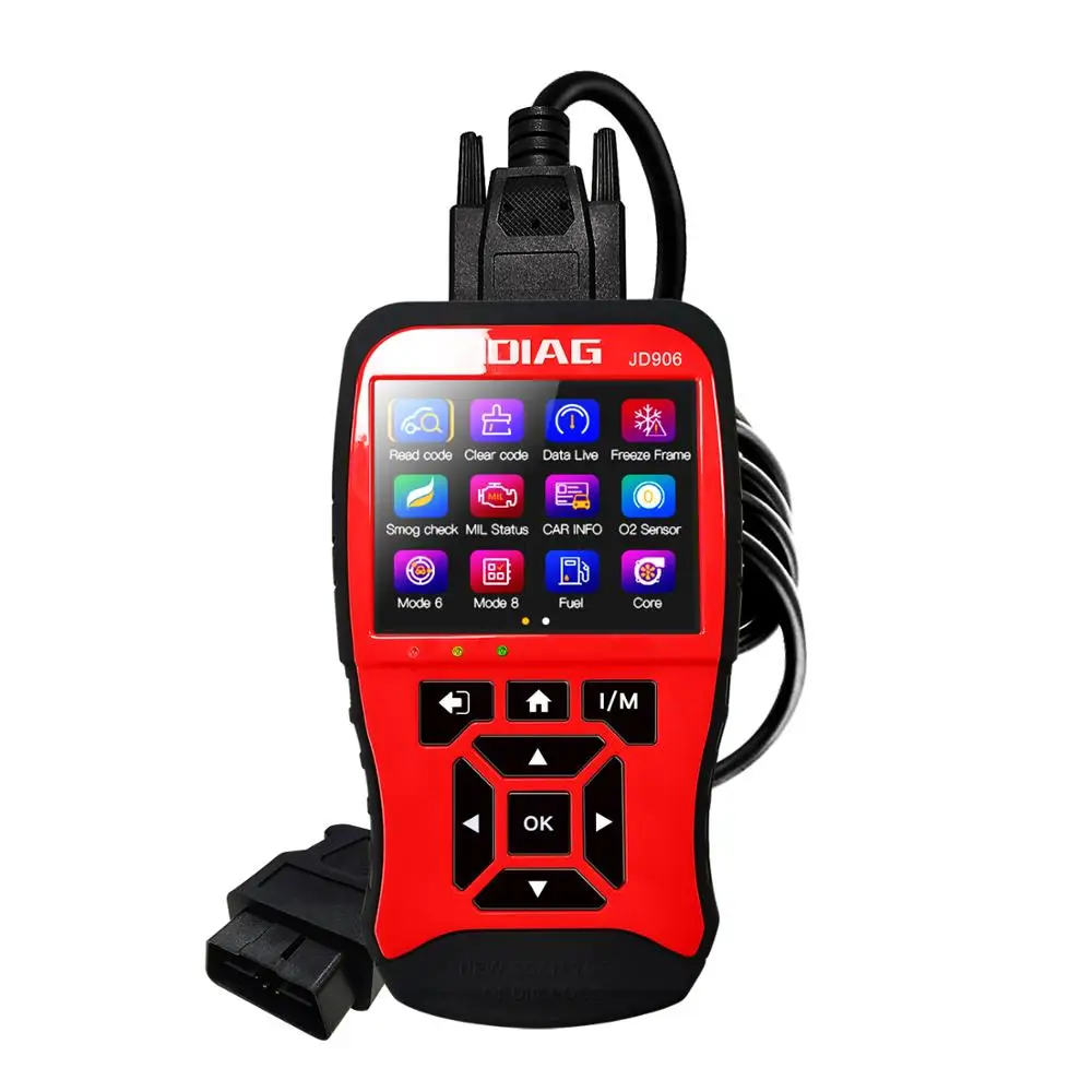 

Professional Jdiag JD906 JD906S Car Diagnostic Tool Code Reader OBD2 Automotive Scanner Fault Scan Tools PK KW450 AL519 AD310