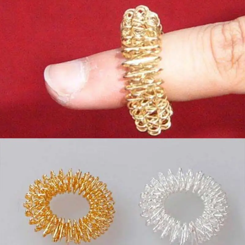 New Arrival Finger Massage Ring Acupuncture Ring Health Care Body Massage slimming analgesic ring Gold Silver 0.4/0.5 mm New Arrival Finger Massage Ring Acupuncture Ring Health Care Body Massage slimming analgesic ring Gold Silver 0.4/0.5 mm
