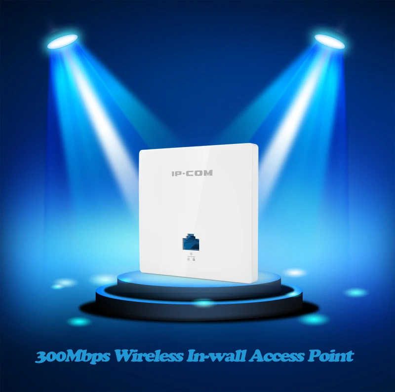 300Mbps Wireless In-wall Access Point WIFI AP Indoor Wi-Fi Repeater Extender Indoor Wall Mount Standard 86*86mm Panel Design