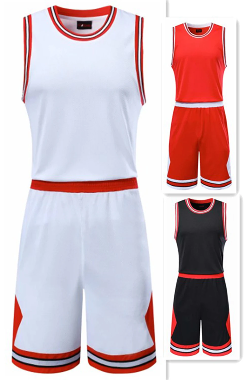 kids basketball sets boys blank basketball jerseys youth sports kits
