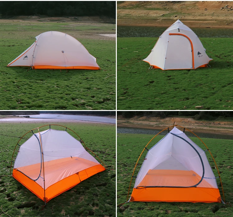 Ultraleve à Prova Temporada para Acampamento Engrenagem Pessoa Mochila Tenda Dultralight Água 15d Silicone Revestido 3 ou 4 3f ul 2 16 Esporte e Lazer