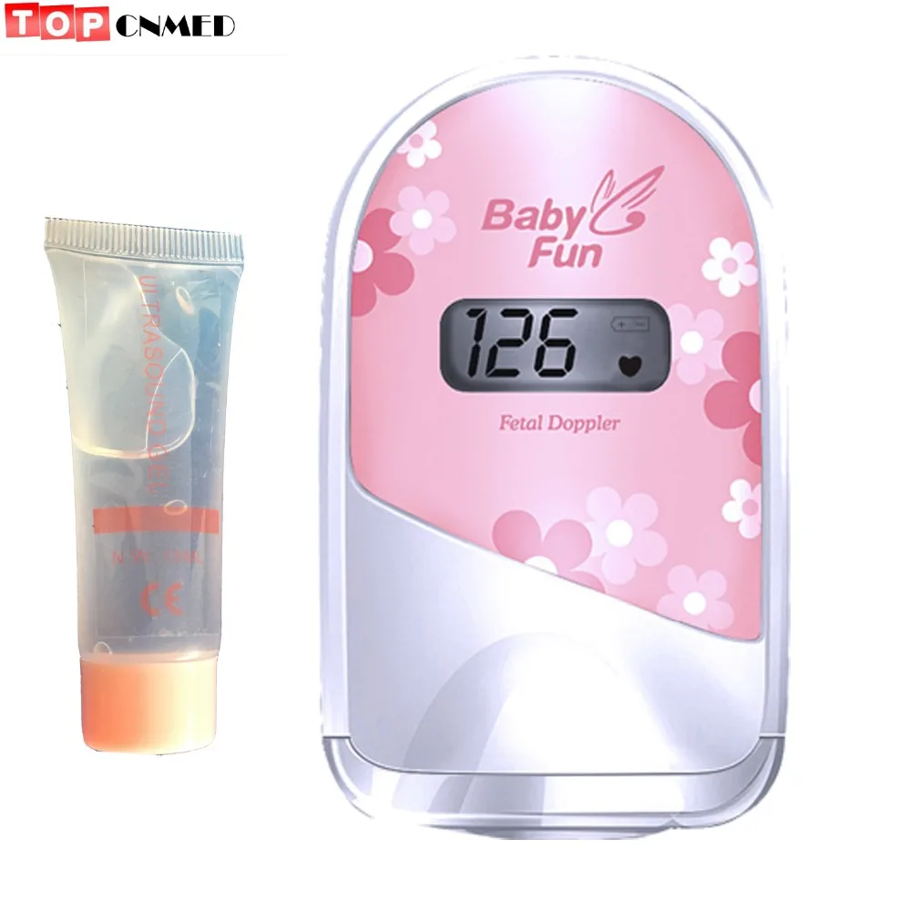 FDA CE Pocket Fetal Doppler BabyFun Ultrasonic Prenatal monitor, baby