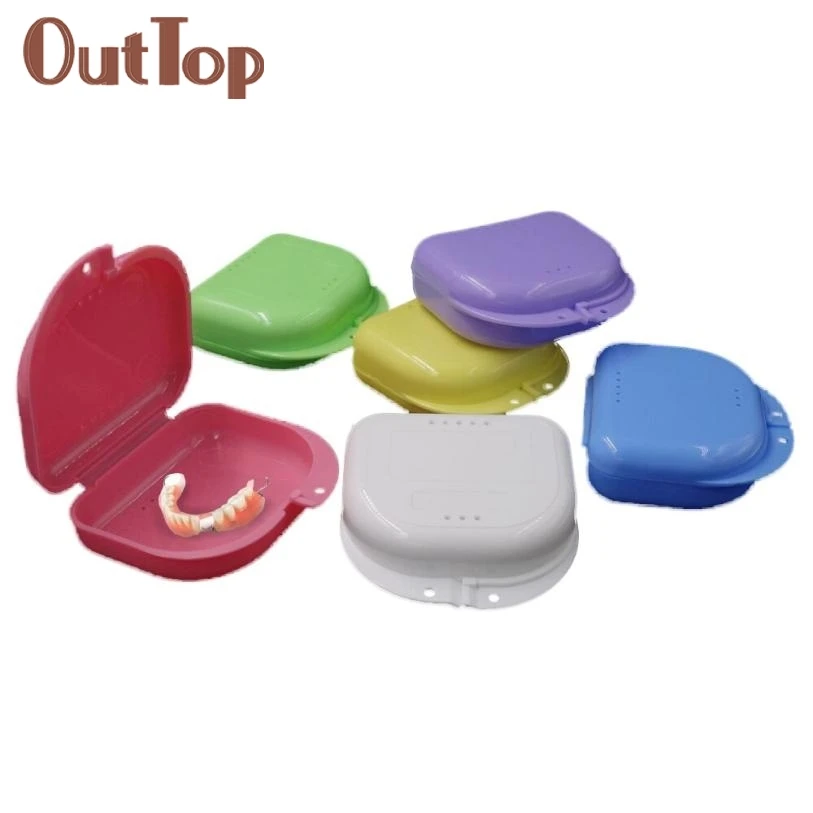 

Makeup Tool Kit Denture Bath Box Case Dental False Teeth Appliance Container Storage Boxes Dentu 0325B5Down