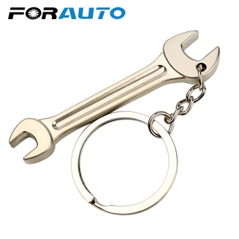 

FORAUTO Key holder Car keychain Stainless Steel Wrench keychain Spanner keychain Keyfob Tools