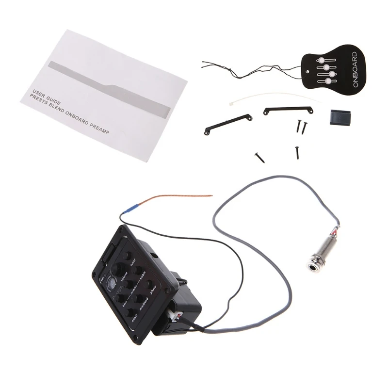 

For Presys Blend 301 Acoustic Guitar Pickup Preamp EQ Tuner Piezo Mic Beat