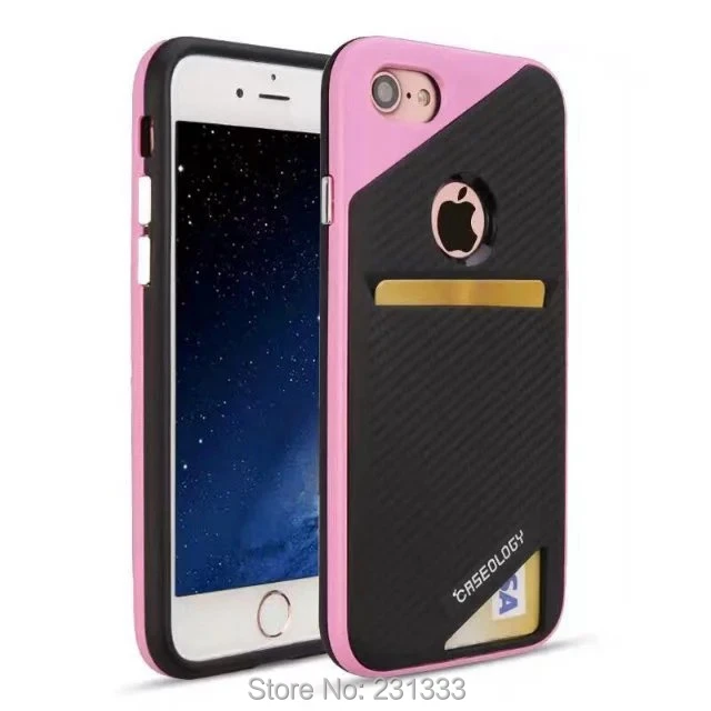 Чехол Caseology для Iphone 7 6 6S Plus 5 SE Гибридный чехол карт Мягкий ТПУ ПК ударопрочный