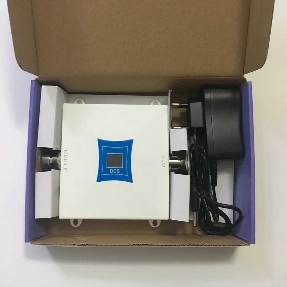 Mini 65dB LCD 2G 4G LTE GSM DCS 1800MHz Cell Phone Mobile Phone Repeater Signal Booster / Repeater / Amplifier + Power Charger