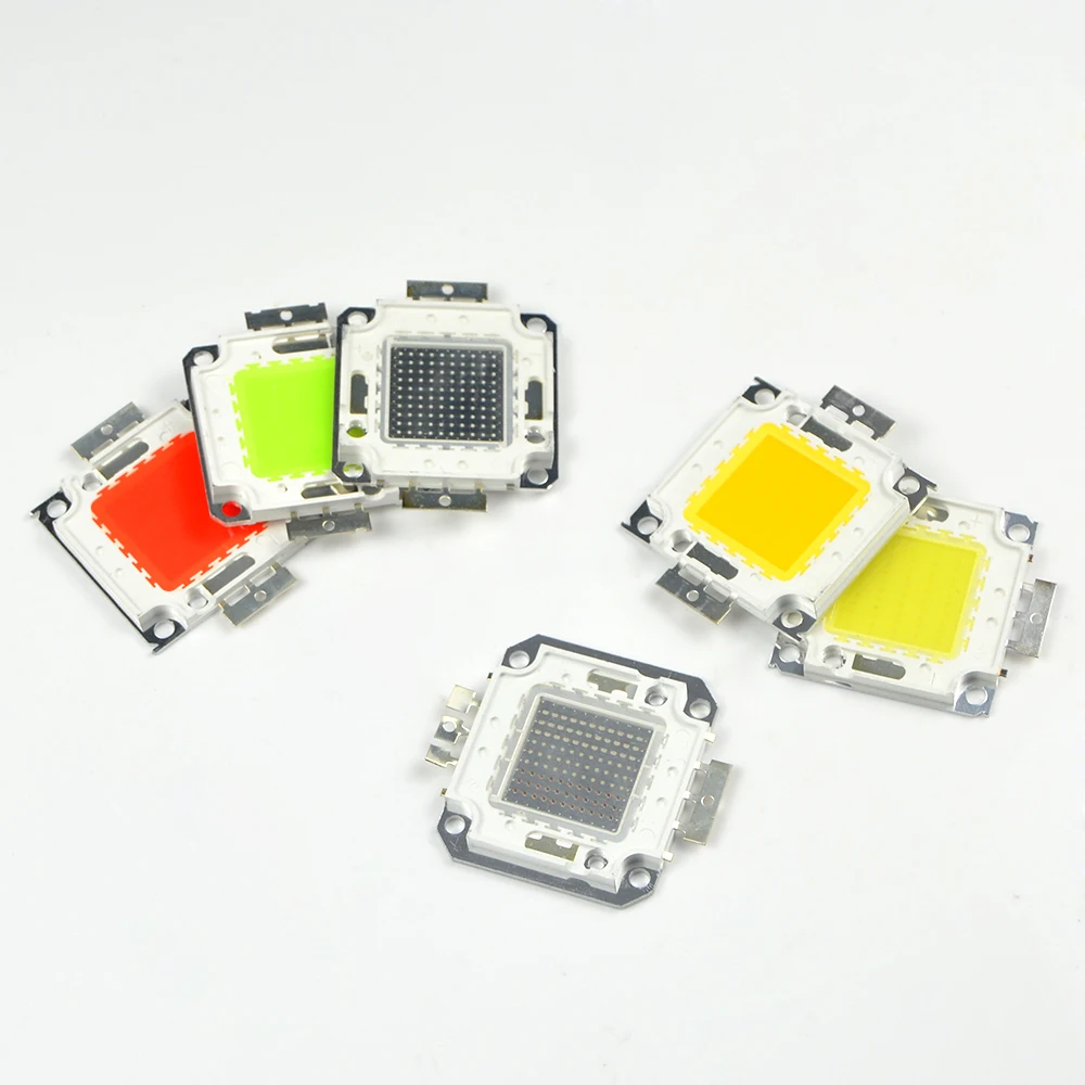 

High Power 10W 20W 30W 50W 100W COB Led Integrated Chip Spotlight Bulb Light Source DIY Outdoor Garden Lawn Park Floodlight Lamp