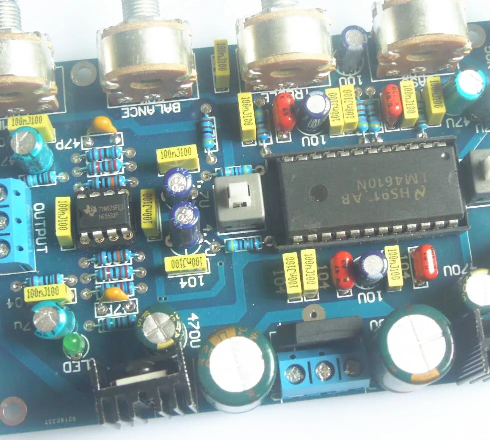 LM4610+ NE5532 предусилитель усилитель тональности доска для hifi diy D3-006