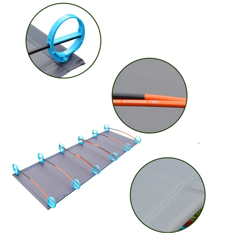 Портативный складной подвижный Открытый Кемпинг кровать супер легкий легко установить военный складной кровать для кемпинга пеший Туризм Путешествия