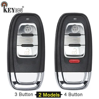 

KEYECU 10x for Audi A3 A4 A5 A6 A8 Quattro Q5 Q7 A6 A8 Replacement 3/ 3+1 4 Button Smart Remote Car Key Shell Case Cover Fob