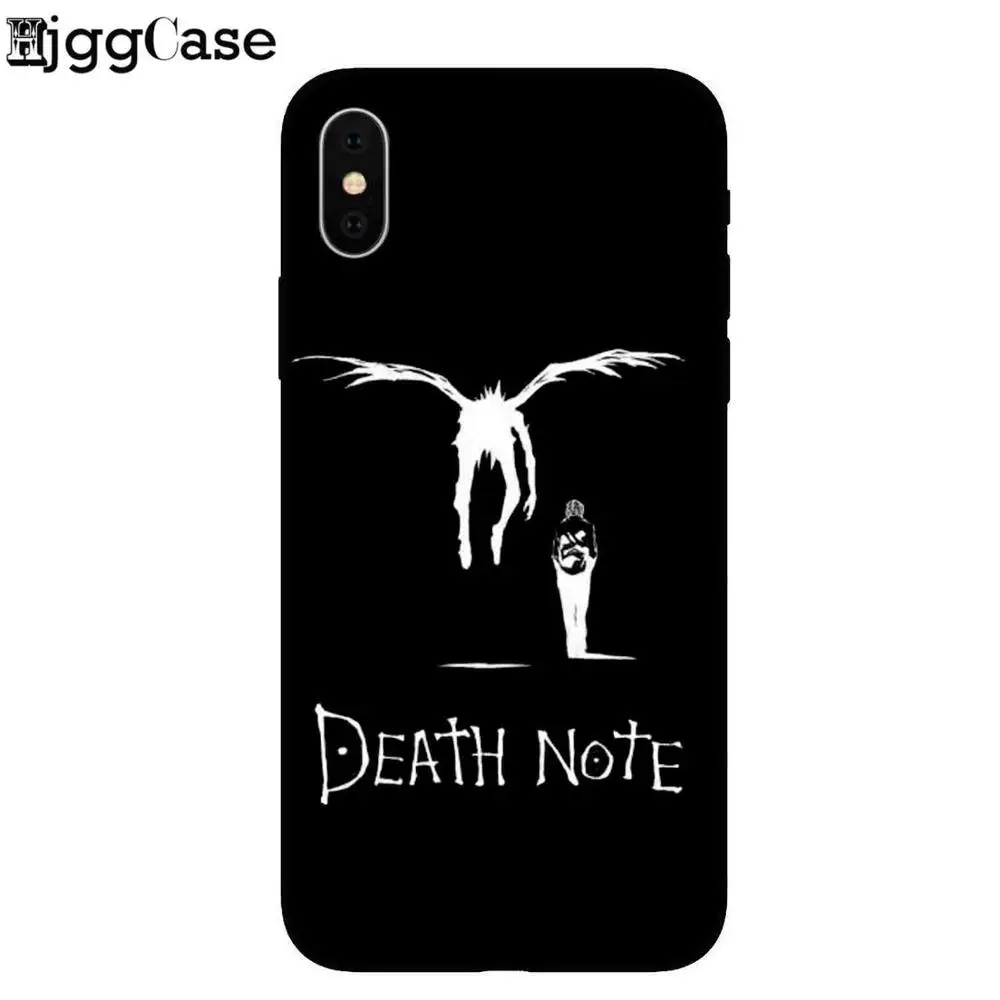 Death Note, мягкий черный силиконовый чехол из ТПУ для телефона Ryuk kira, чехол для телефона Apple iPhone 8, 7, 6, 6S Plus, X, 5, 5S, SE, чехол, Fundas Capa - Цвет: TPU A3255