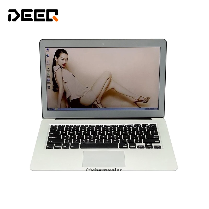 Free shipping 13.3 Inch ultrabook laptop¬ebook with In tel