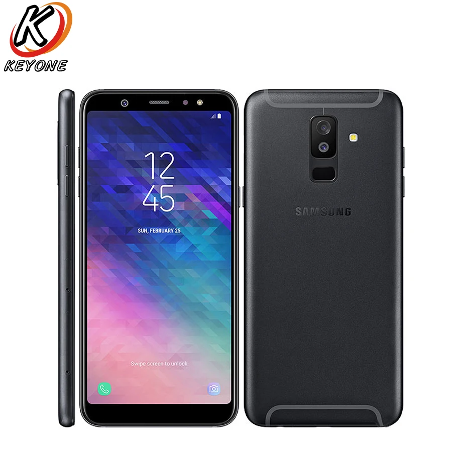 Новый samsung Galaxy A6 плюс + A6050 Мобильный телефон 6 0 &quot4 ГБ Оперативная память 64