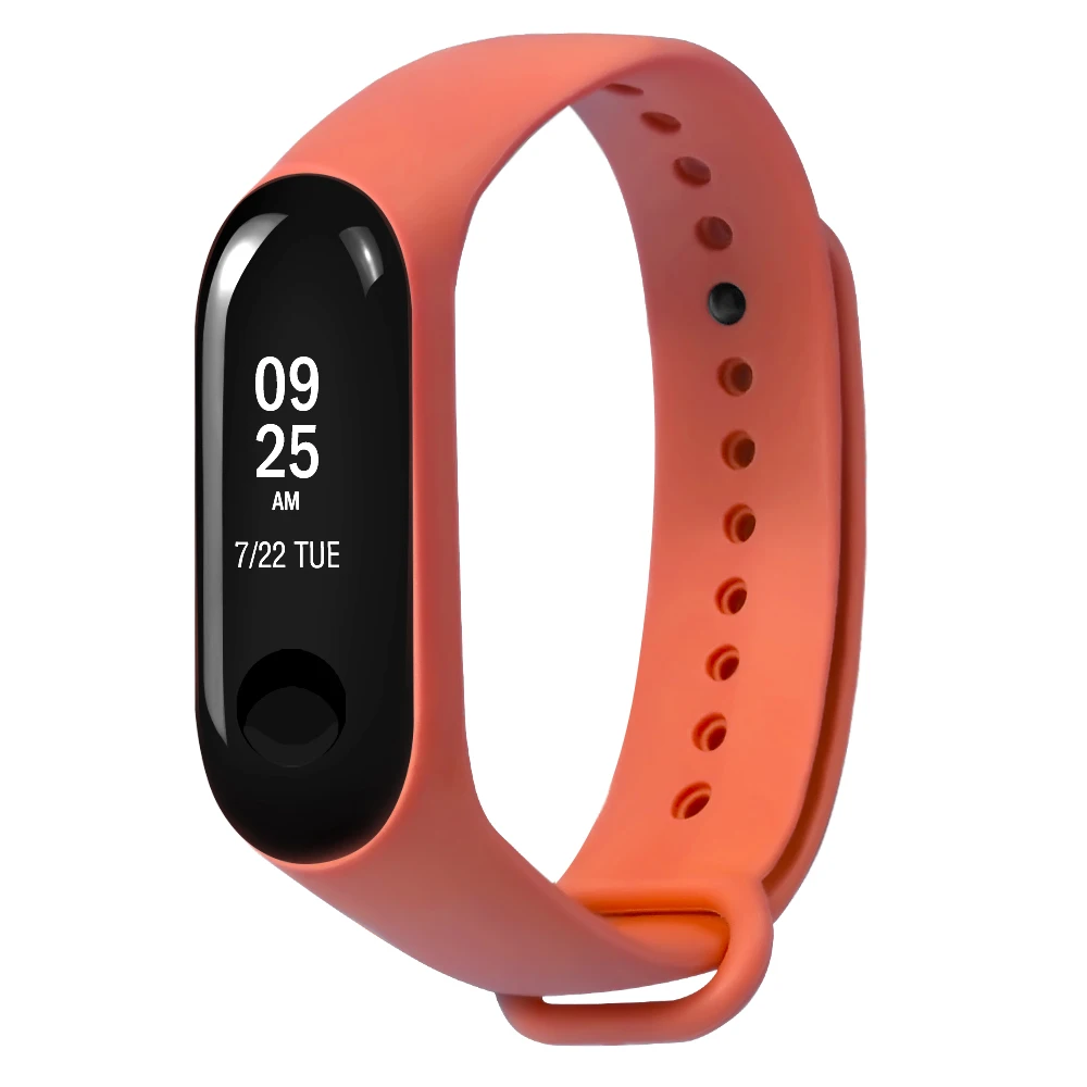 Ремешок для Xiaomi mi Band 4 года, разноцветный силиконовый браслет для mi band 4, сменный ремешок на запястье, умный Браслет для mi Band 4/3