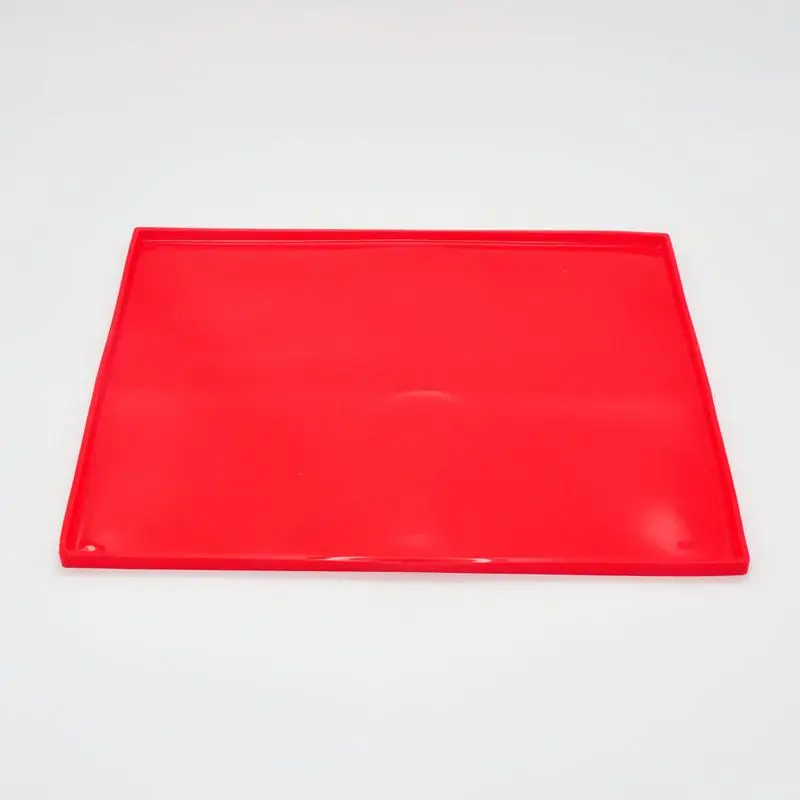 Антипригарный силиконовый коврик для выпечки Швейцарский рулон формы для выпечки противни вставка лоток для тортов - Цвет: Red