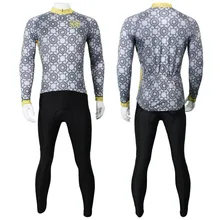 Новая симметричная Шестерня для мужчин с длинным рукавом Майки для велоспорта полиэстеровый велосипедный одежда серый дышащий велосипедная одежда Размер S-6XL