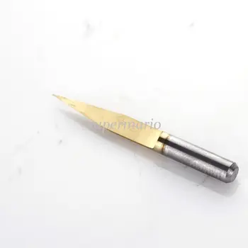 

1x Titanium Coated Carbide PCB Engraving CNC Bit Router Tool 20 Degree 0.1mm Tip