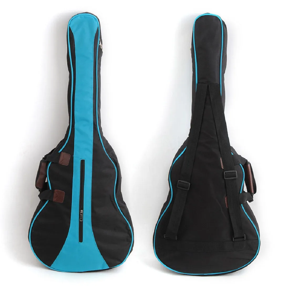 2018 Hot Sale Protective 600D Oxford Cloth 36 Backpack Big Bag Carry Case For Ukulele Acoustic Guitar Durable Black+Blue