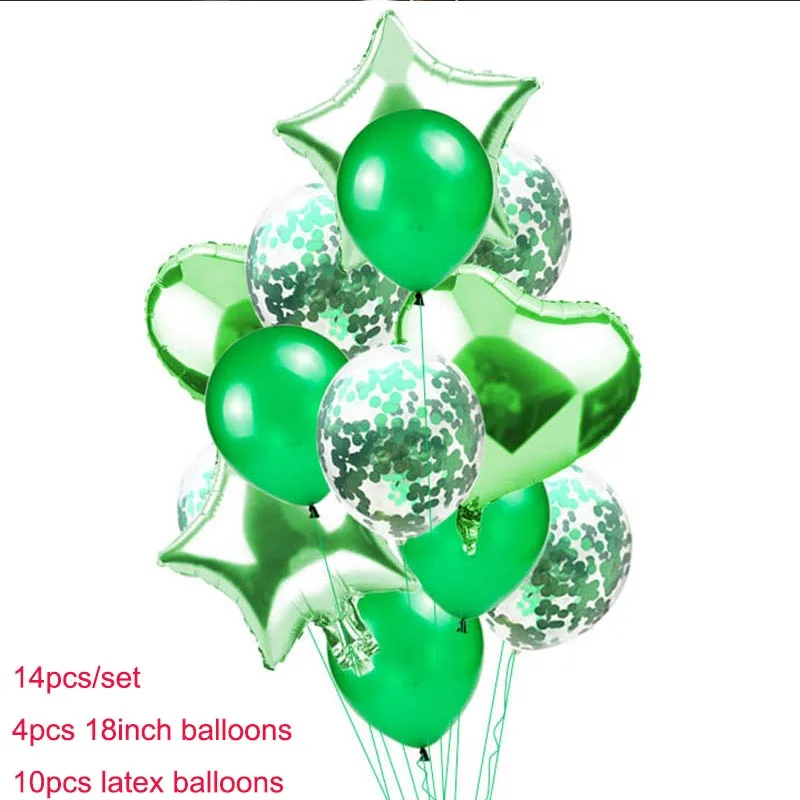 14 шт. красные воздушные шары Звезда Сердце воздушные шарики для День рождения Свадебные украшения конфетти воздушный шар для Бэйби Шауэр Декор шары P1XZ74 - Цвет: balloon 5