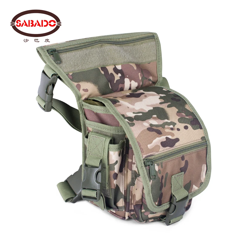 

720D strong density outdoor camouflage Tool bag walking hiking waist bags thigh bag
